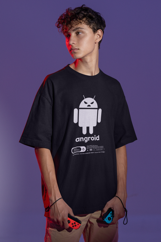 ANGROID Oversized Tee