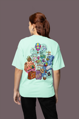 TRAVEL IS THERAPY OverSized Tshirt