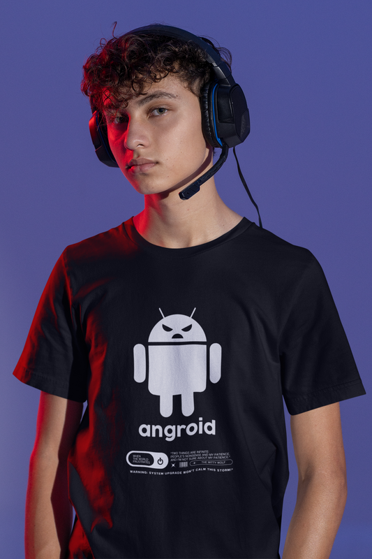 ANGROID Regular Fit Tee