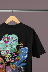 TRAVEL IS THERAPY OverSized Tshirt